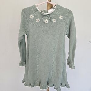 Girls Miss mint green floral dress 4T